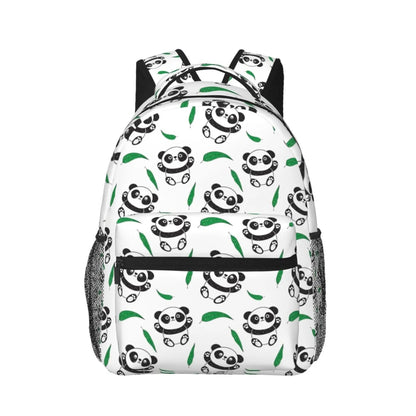 Playful Panda Print Backpacks