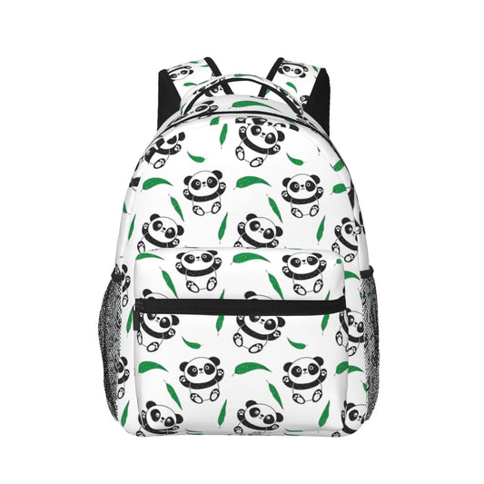 Playful Panda Print Backpacks