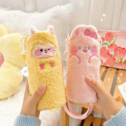 Plush Friends Water Bottle Cover Bags