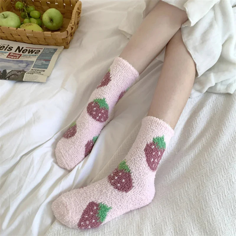 Soft Plush Sleeping Socks