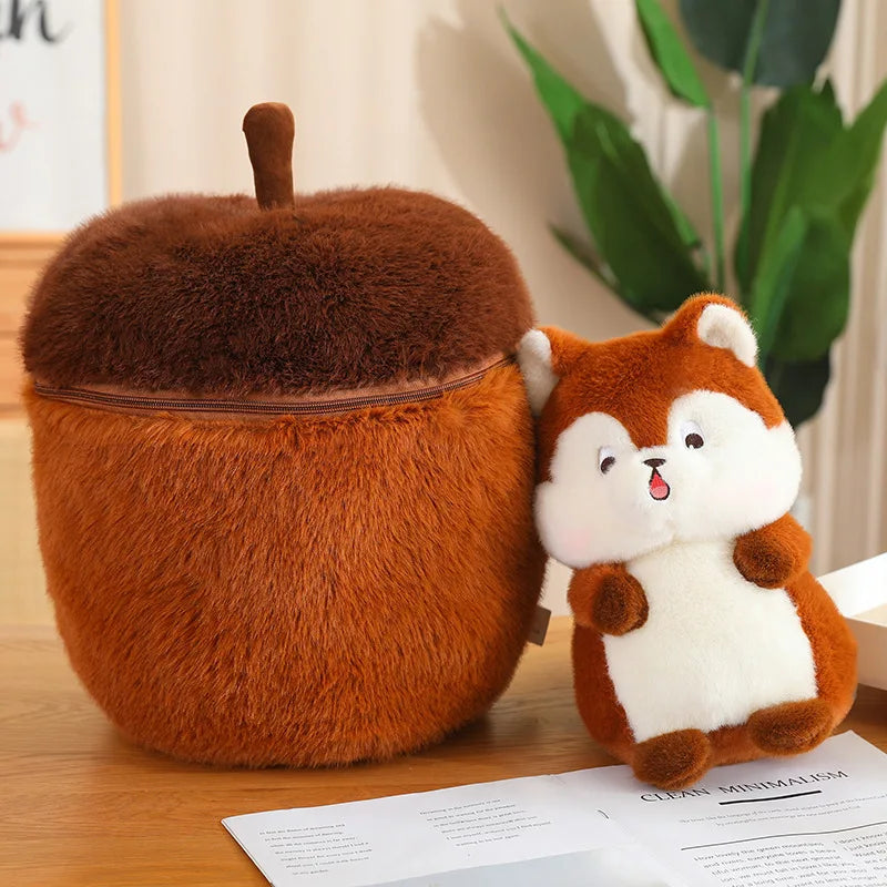 Surprise Squirrel Acorn Plushies