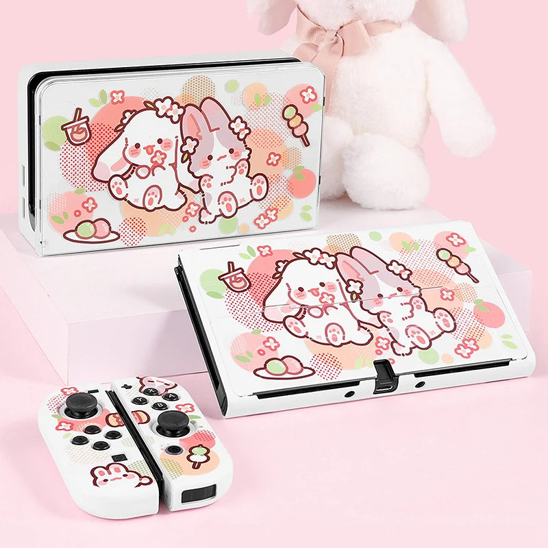 Kawaii Sweet Bunnies Nintendo Switch Case