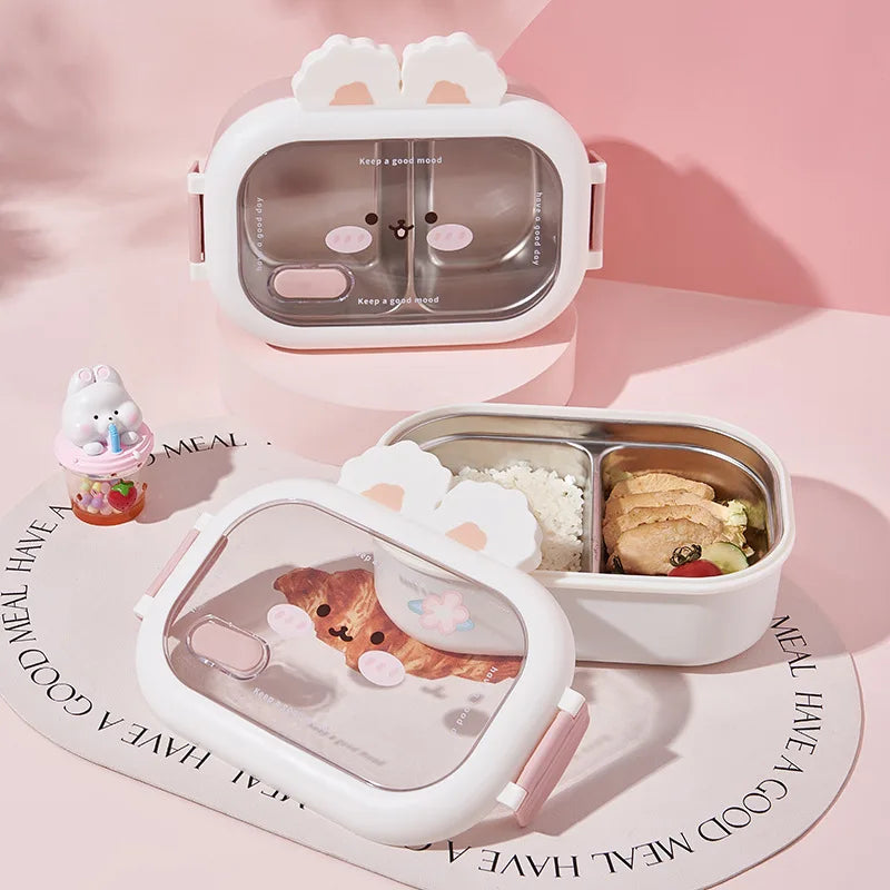 Cute Bento Rabbit Kawaii Sweet Bunny Bento Box – Kore Kawaii