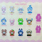Lili Dress Up Diary Series , all the figures out on display as to what you can get in the blind boxes, on the back of the box
