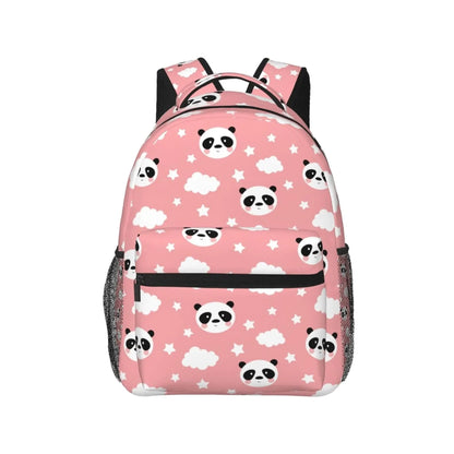 Playful Panda Print Backpacks