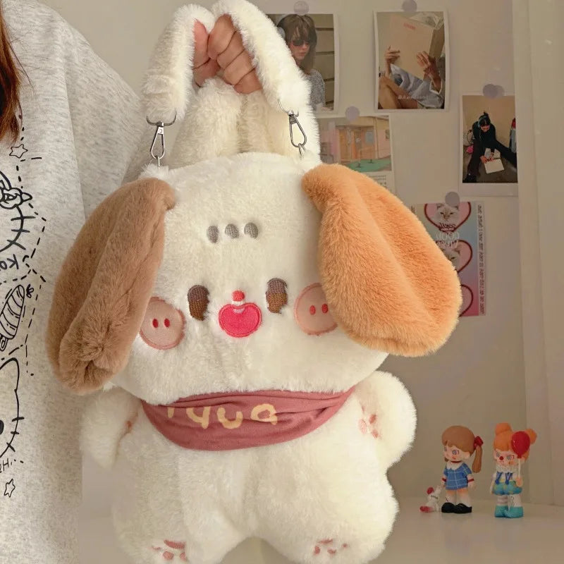 Cute Plush Puppy Backpack