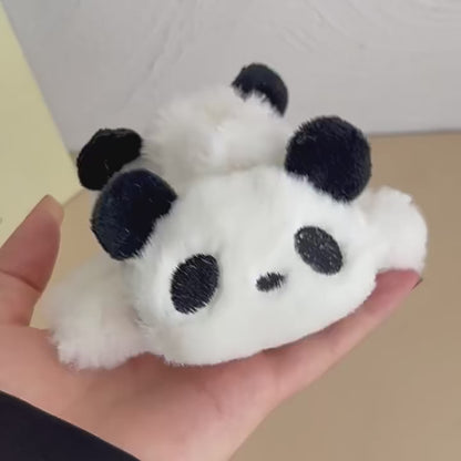 Plush Panda Hair Clip