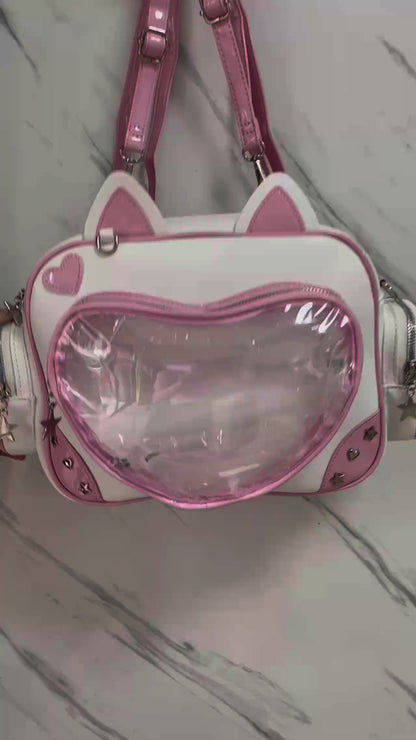 Kawaii Pink Cat Ita Bag