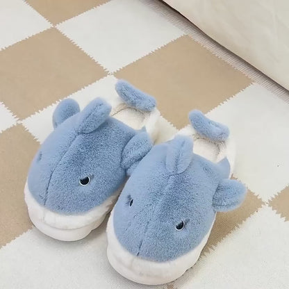 Fluffy Shark Slippers