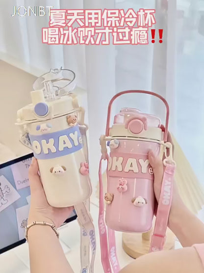 Kawaii Stainless Steel Thermos