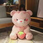 Pink Strawberry Bear Plushies