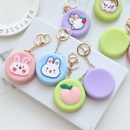 Round Silicone Coin Purses