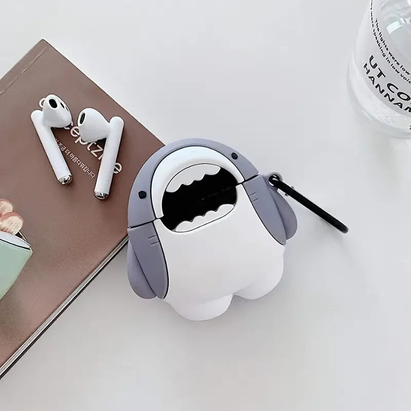 Kawaii Shark AirPods Case