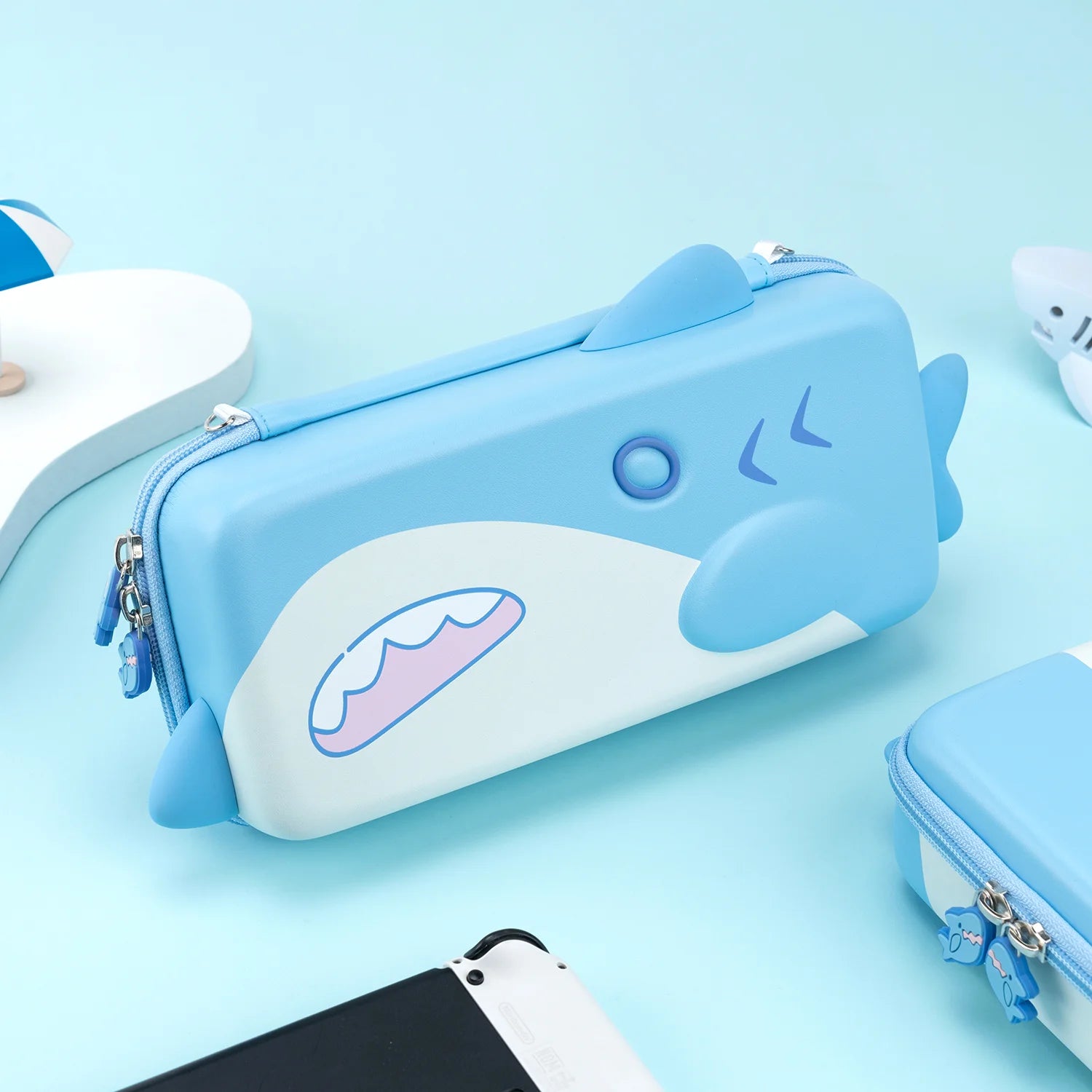 Cute Shark Nintendo Switch Protective Carrying Case