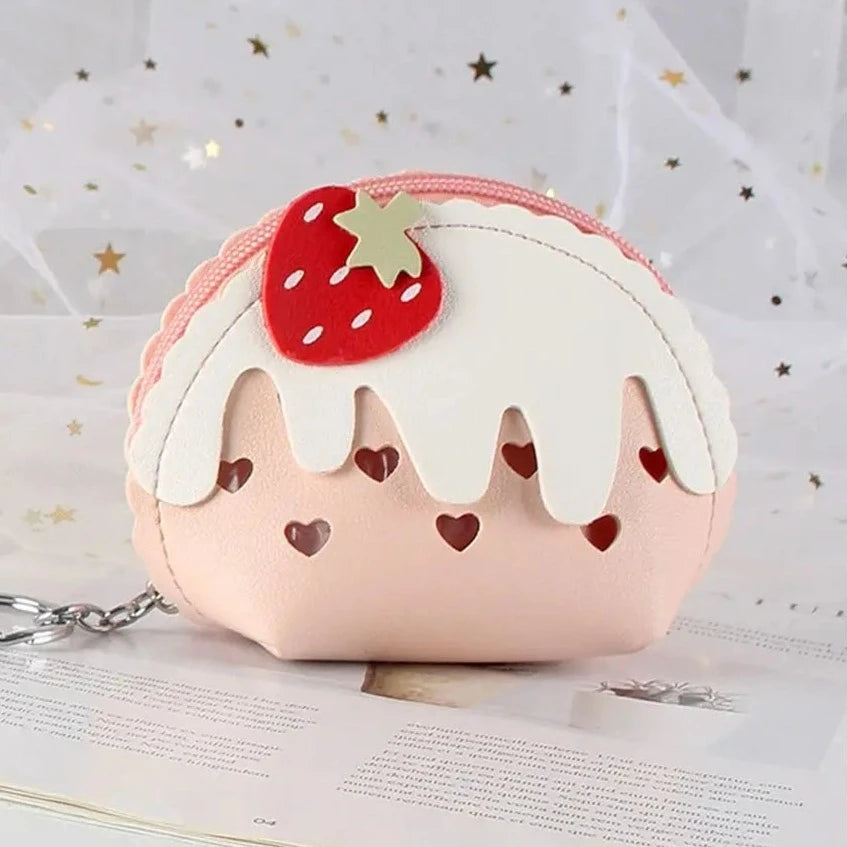 Strawberry Ice Cream Coin Purse