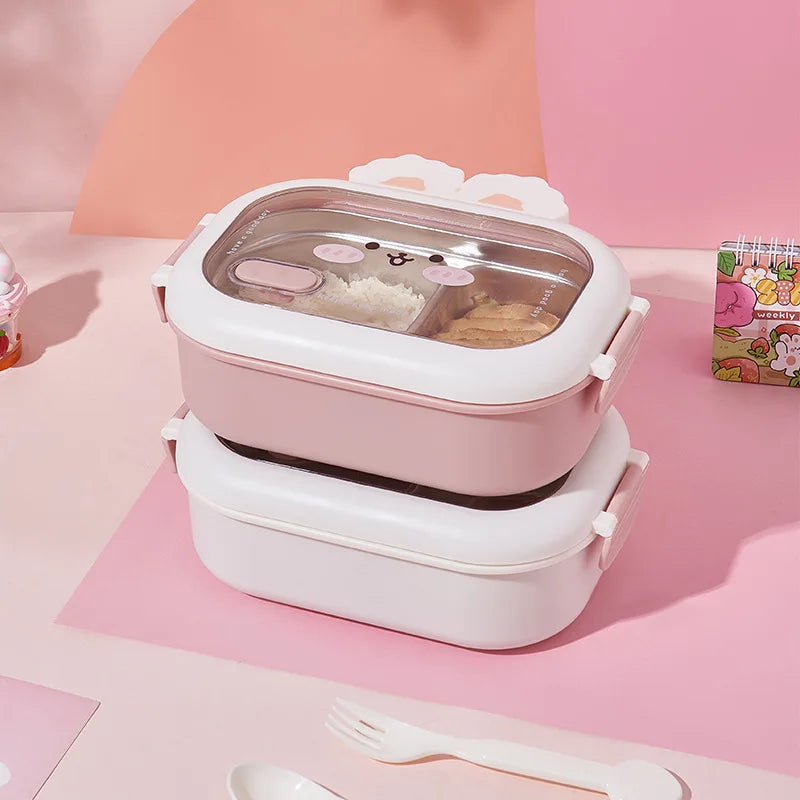 Kawaii Sweet Bunny Bento Box