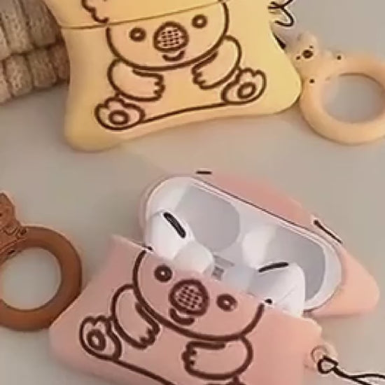 kawaii koala cookie airpods case video