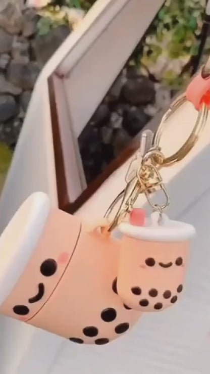 Kawaii Boba Tea AirPods Case Video