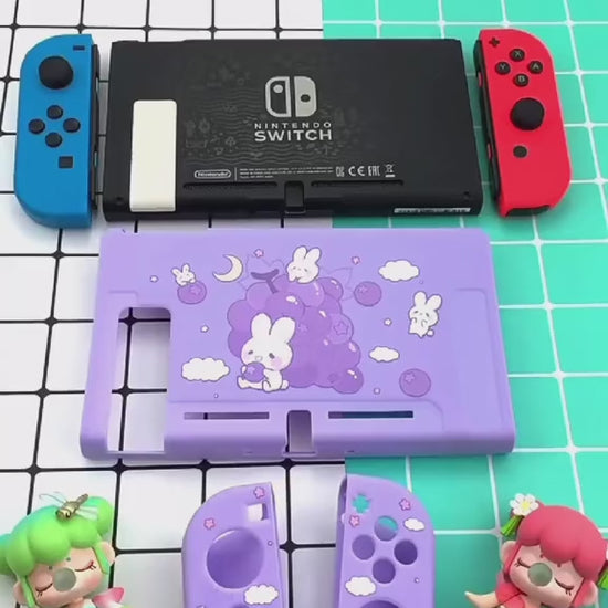 Kawaii Grape Bunny Nintendo Switch Cover Video