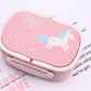 Kawaii Unicorn Bento Box in Pink