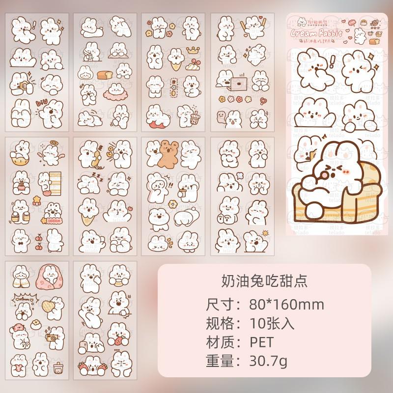 Kawaii Bunny and Bear Stickers – Kore Kawaii