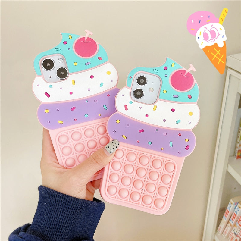 Kawaii Ice Cream iPhone Cases