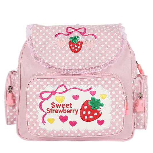 Kawaii Pink Sweet Strawberry Backpack
