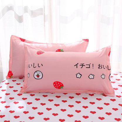 Kawaii Strawberry Pillow Sheets