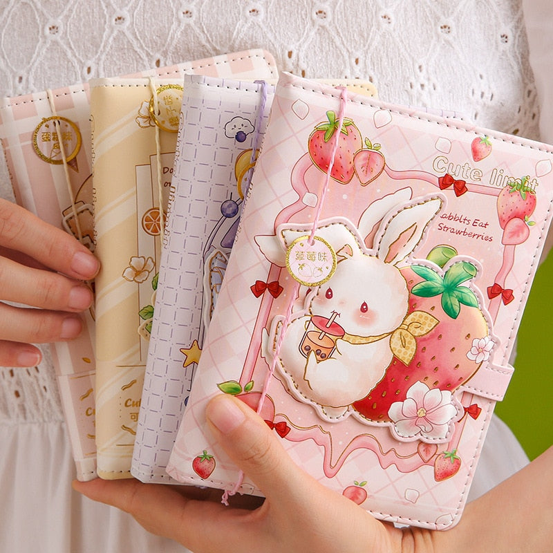 Kawaii Magnetic Button Notebooks