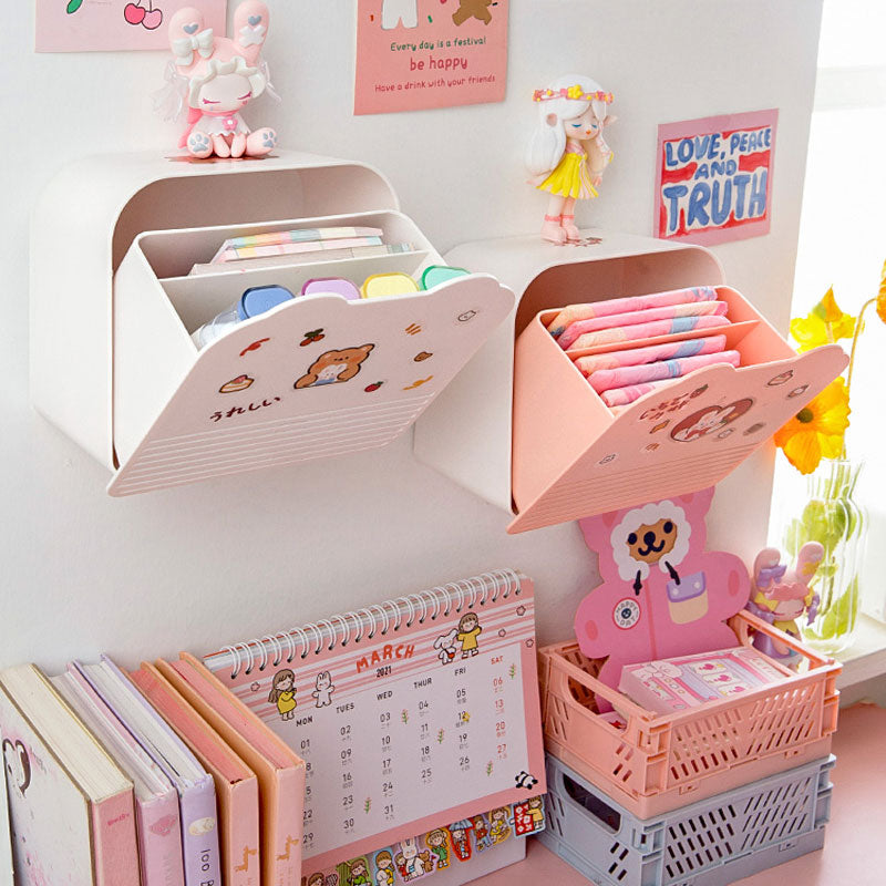 Kawaii Wall Storage Organizer Boxes