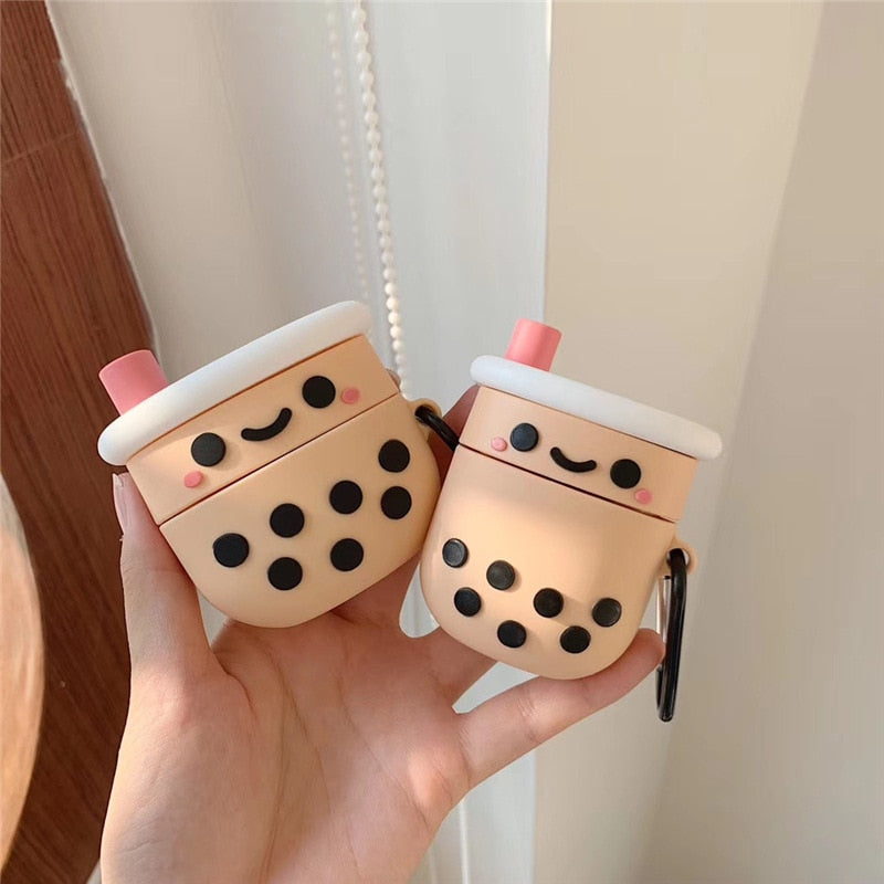 Kawaii Boba Tea AirPods Cases