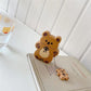Kawaii Bear Cookie Airpods Case