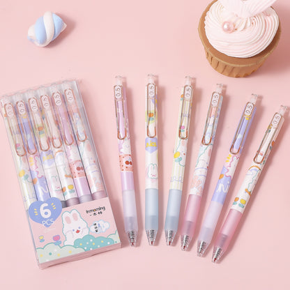 Kawaii Sweet Bunny Gel Pens Set