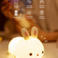 Adorable Bunny Night Light Lit Up
