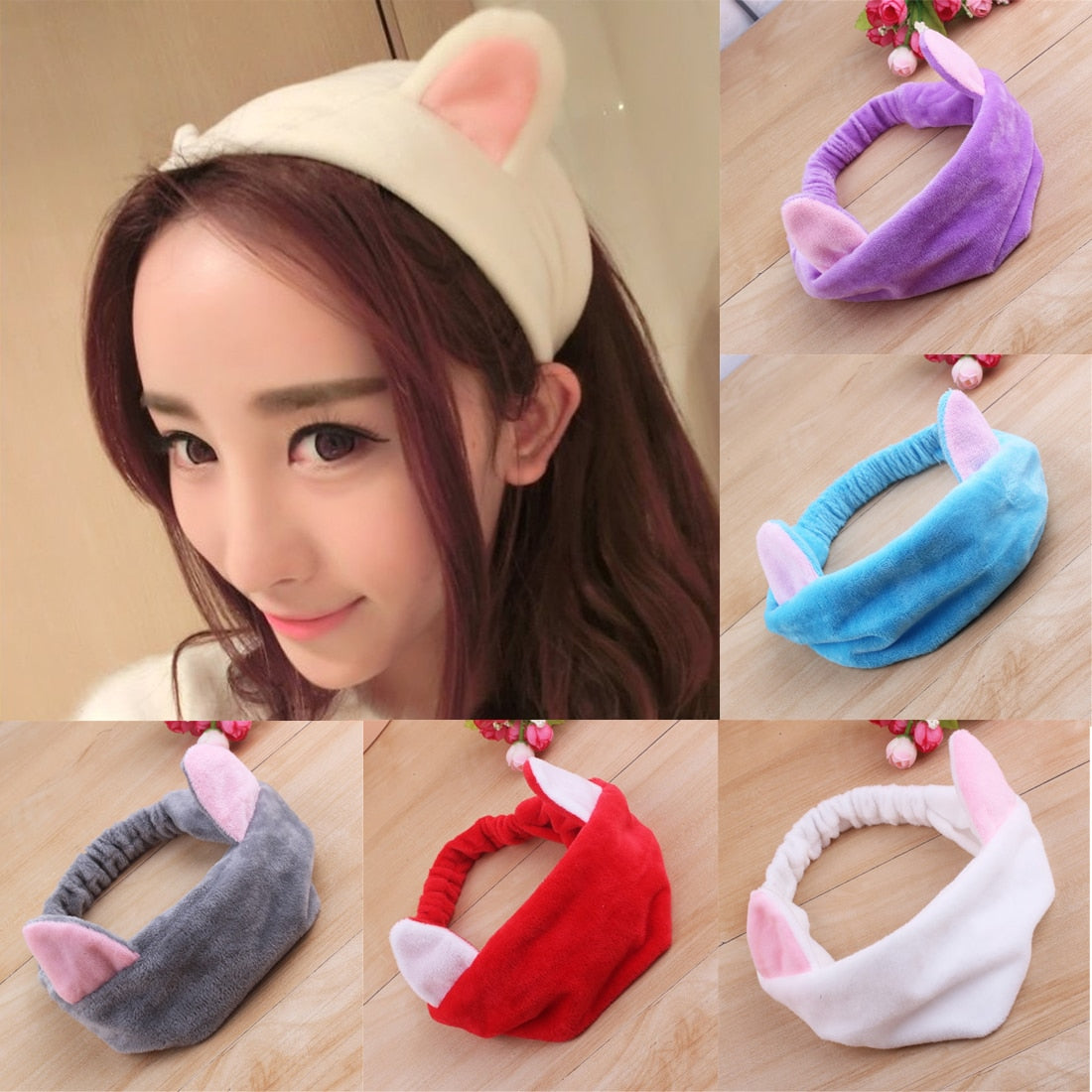 Kawaii Cat Headbands in Multiplle Color Options