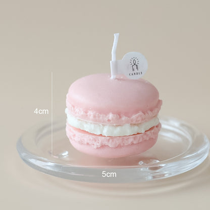 Kawaii Pink Macaron Scented Candle