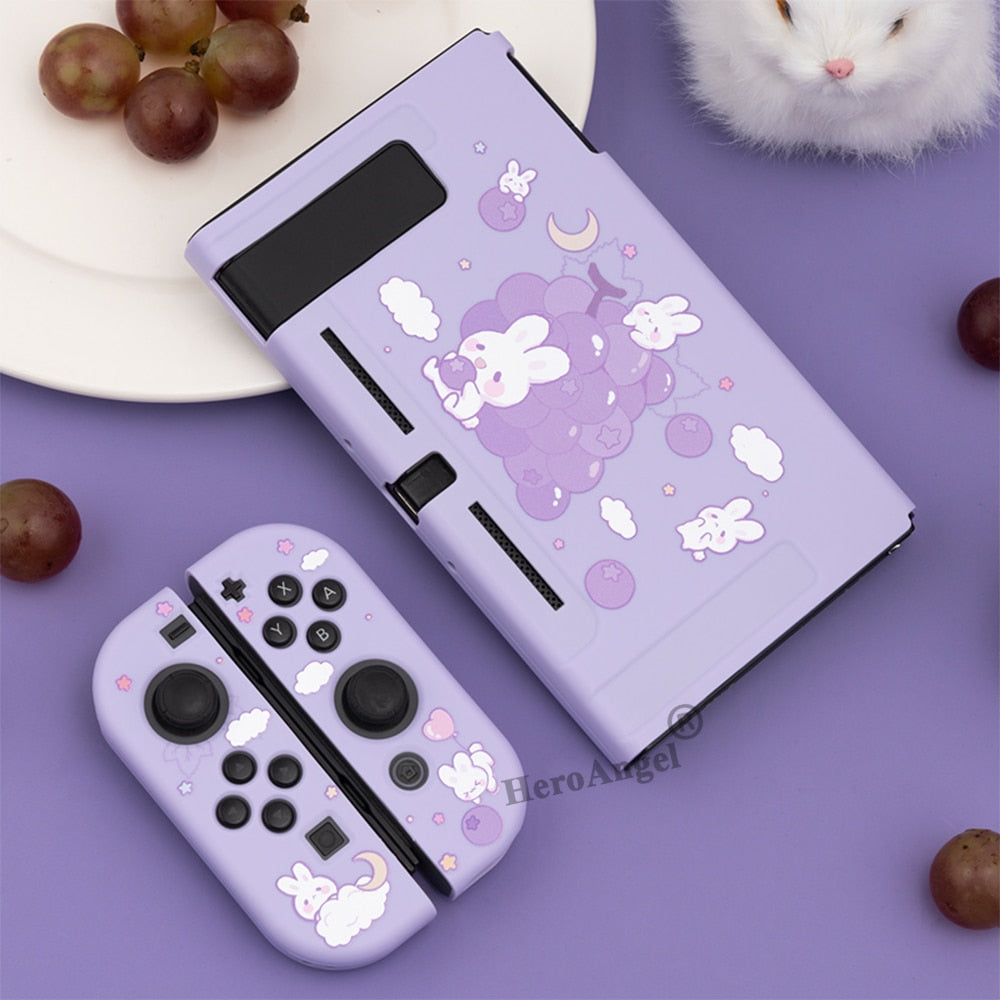 Kawaii Products Grape Bunny Nintendo Switch Cover
