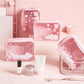Cherry Blossom Quicksand Cosmetics Bags
