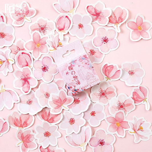 Kawaii Cherry Blossom Stickers