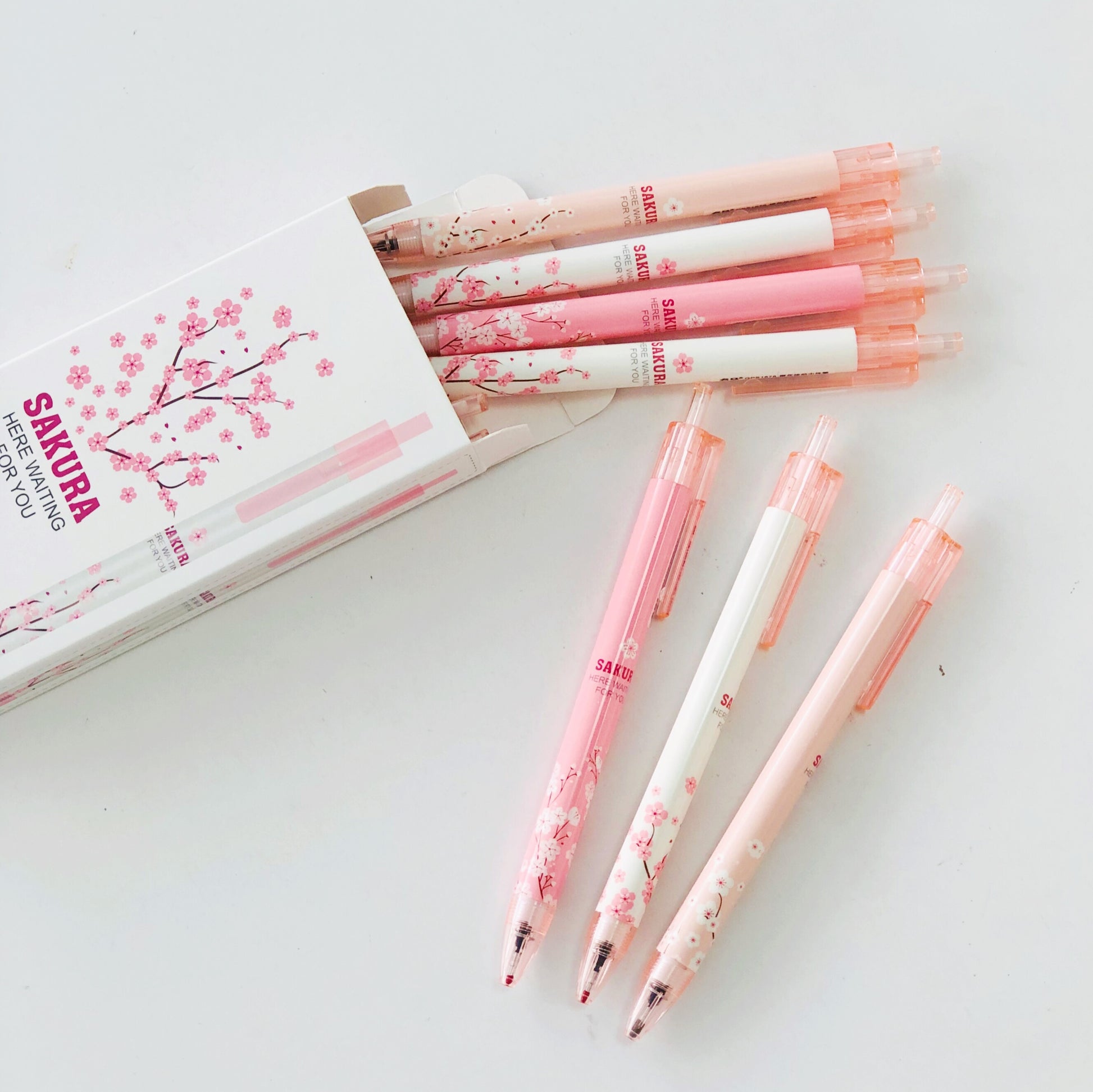 Kawaii Cherry Blossom Gel Pens