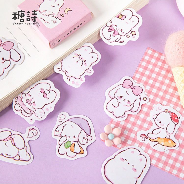 Kawaii Cute Bunny Stickers – Kore Kawaii