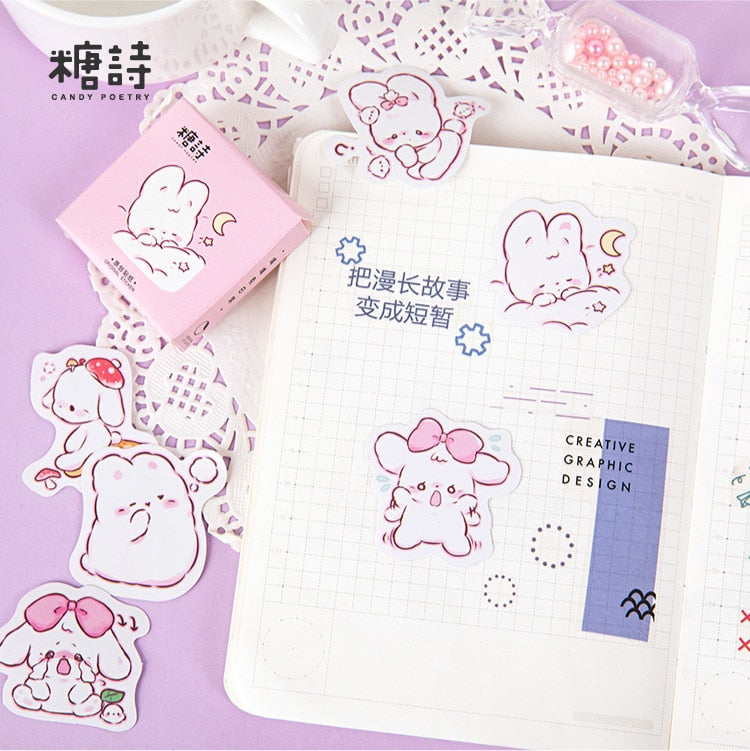 Kawaii Bunny Stickers Pack