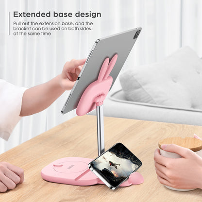 Kawaii Bunny Phone & Tablet Stand Extended Base Design