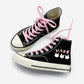 Kawaii Black Usagi High Tops Shoes