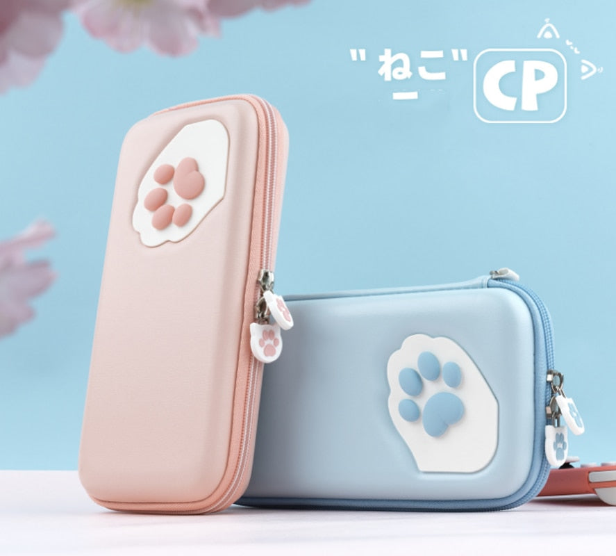 Kawaii Pastel Blue and Pink Nintendo Switch Cases