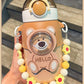 Kawaii Brown Bear Stainless Steel Water Bottle
