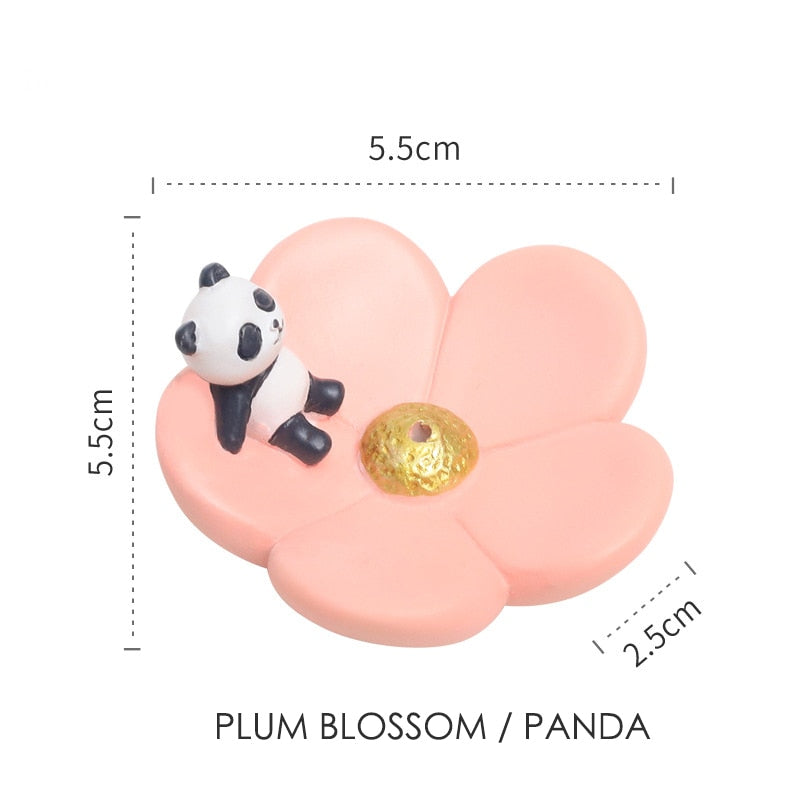 Kawaii Sakura Panda Incense Stick Holder