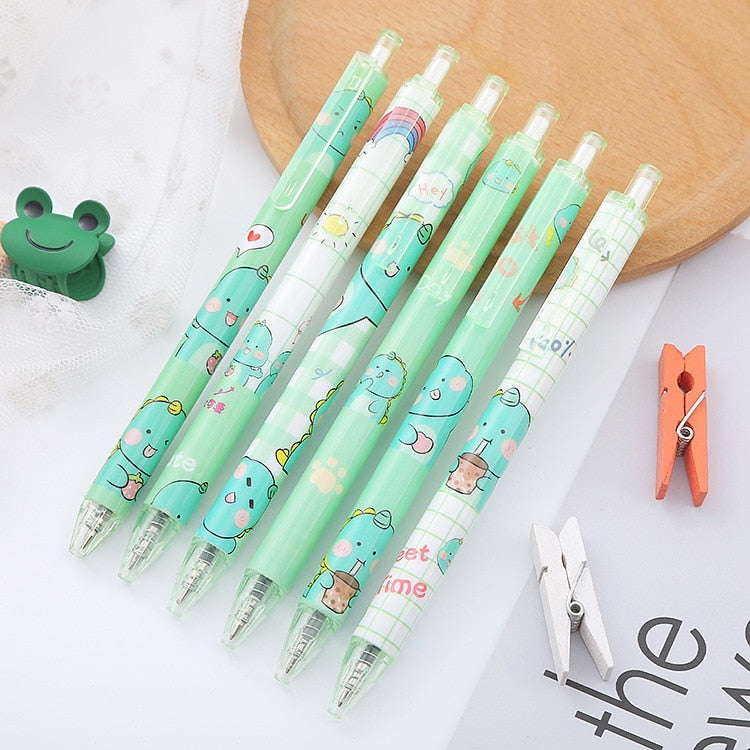 Kawaii Dinosaur Gel Pens