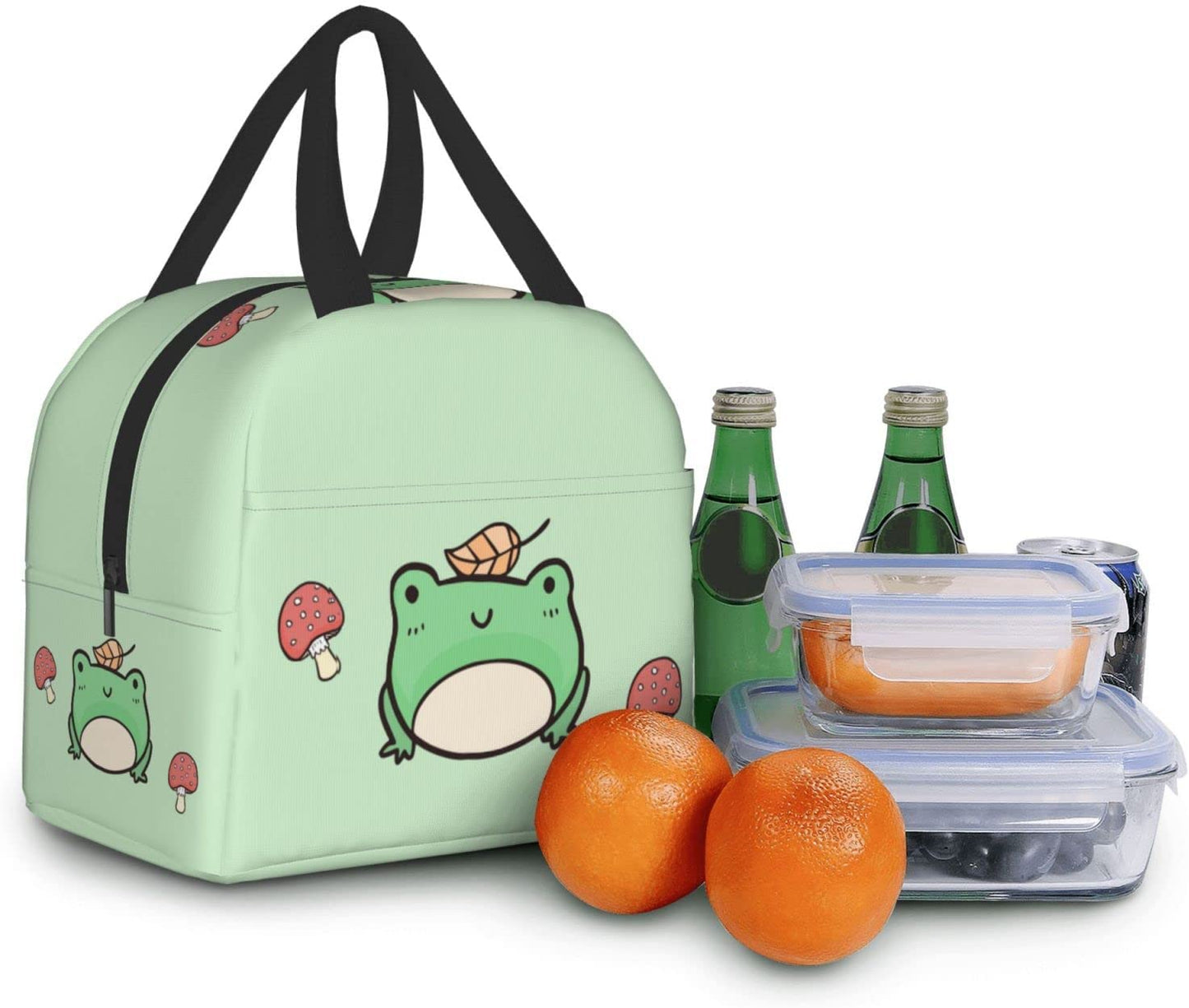 Kawaii Frog Lunch Bag and Food