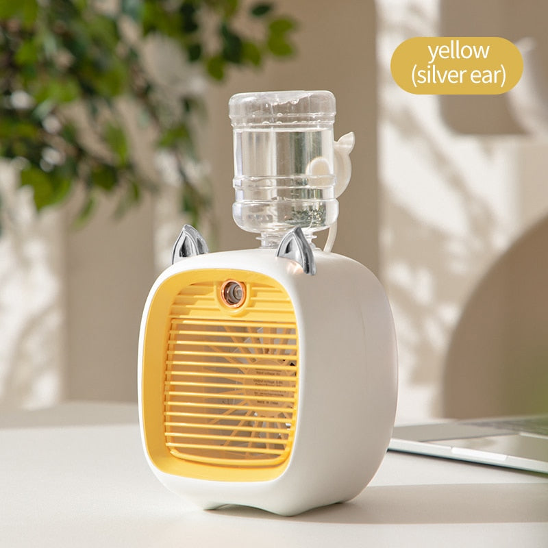 Kawaii Yellow Mini Cat Air Conditioner